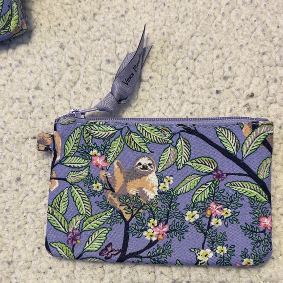 Vera Bradley Botanical Sloth crossbody and Wallet - Picture 2 of 9